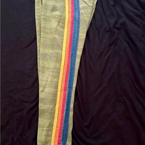 Women’s Aviator Nation Camo Sweatpants with 5 Stripe